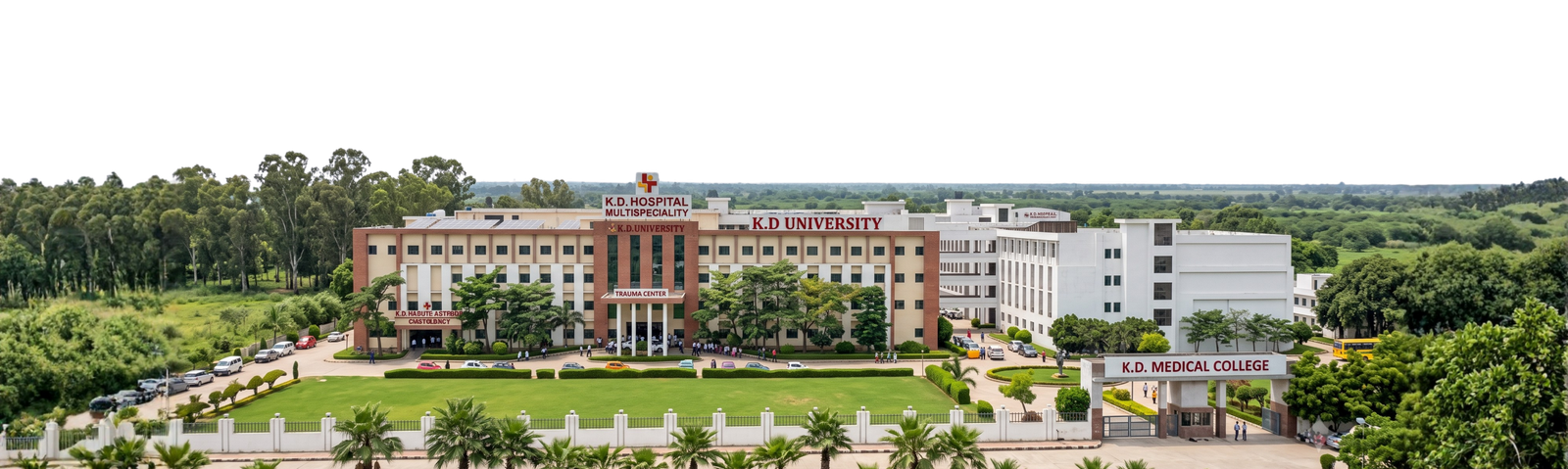 K. D. Medical College Hospital & University Campus (Night)